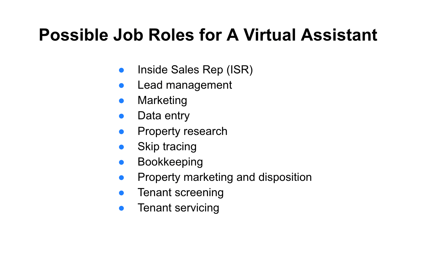 Virtual Assistant For Real Estate Investors Systems To Successfully 